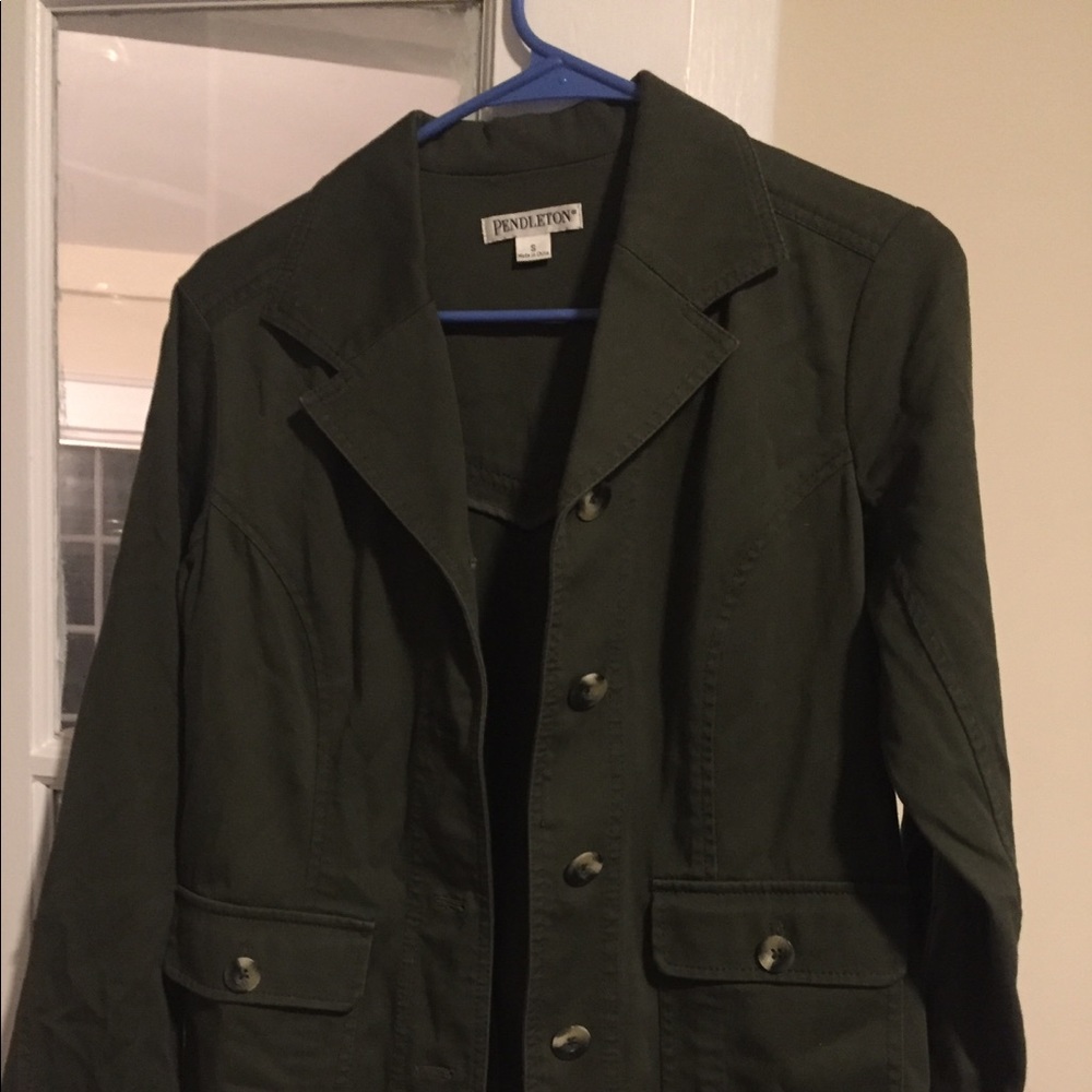 Pendleton Dark green jacket small
